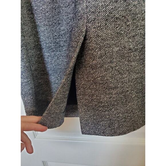 Vintage Milly of New York Wool Silk Suede Tweed Gold Chain Sheath Dress, Size 2 - Picture 13 of 13